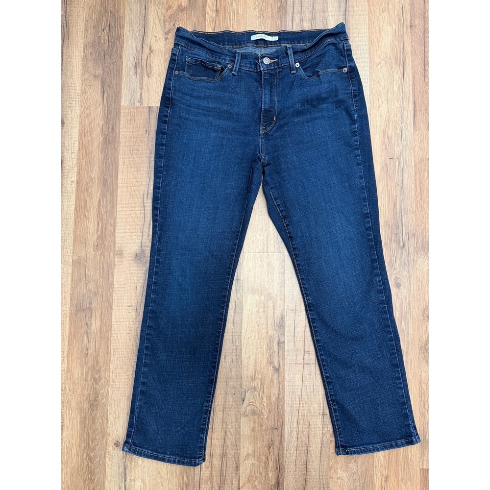 Levi's 505 Classic Straight Mid‎ Rise Jeans Blue Women's Sz 10 W30 L28 - Picture 3 of 11